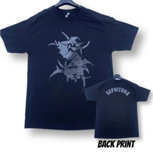 Sepultura - Large - Tribal S Logo Black Shirt - Picture 1 of 8