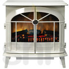 Dimplex Chevalier Stove Electric Fire Fireplace 2KW LED CHV20N White