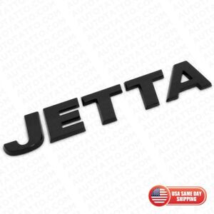 10-21 Volkswagen Jetta Rear Truck Lid Nmaeplate Badge Emblem Black