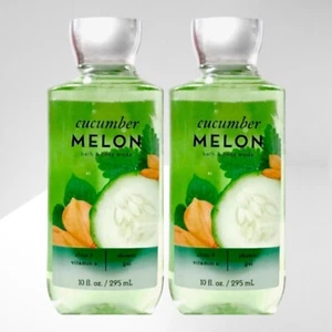 2 PACK BATH & BODY WORKS CUCUMBER MELON BODY WASH & SHOWER GEL VITAMIN E NEW! - Picture 1 of 3