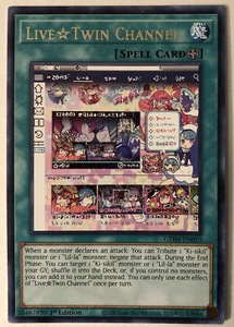 Yugioh Genesis Impact GEIM-EN019 Live Twin Channel Rare NM/M - Picture 1 of 1