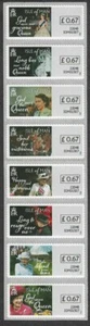 Isle of Man -Queen Platinum Jubilee Self adhesive set 2022 mnh - Royalty- - Picture 1 of 1