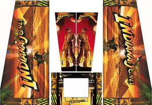 Indiana Jones Pinball Machine Custom CABINET Decal Set - Picture 1 of 1