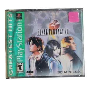 Final Fantasy VIII 8 (PlayStation 1, 1999) PS1 Grandes éxitos sin manual probado  - Imagen 1 de 6