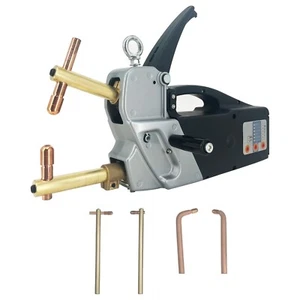 220V Portable Spot Welder Machine Hand Welder Double-sided Spot Welder WeldingUS - Picture 1 of 24