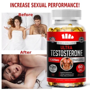 Testosteron Booster High Strength Caps, T Boost 120 Kapseln Male Enhancement - Bild 1 von 6