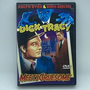 Dick Tracy Meets Gruesome DVD 1947 Crime Drama Robert Byrd Boris Karloff - Picture 1 of 4