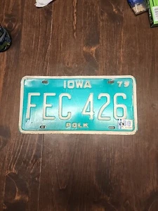 1979 Iowa License plate # FEC-426 - Picture 1 of 7