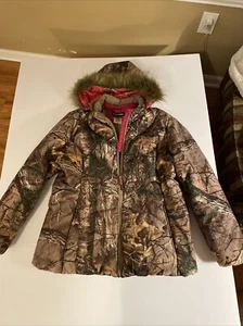 Real tree Women’s Camo Jacket Insulated Size 2xl Detachable Hood - Picture 1 of 9