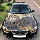 White Dragon Car Hood Wrap Decal Vinyl Sticker Full Color Graphic Fit Any Car