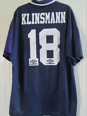 Tottenham 1994-1995 Klinsmann 18 Away Football Shirt Adult Extra Large /39377 - Image 1 of 2