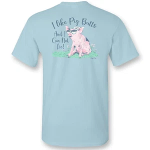 Venta Camiseta Sassy Frass Preppy Pig Butts Colores Confort - Imagen 1 de 1