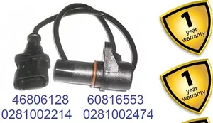 Fiat Multipla Strada Lancia Vauxhall Campo Crankshaft Sensor 60816553 0281002214 - Picture 1 of 1