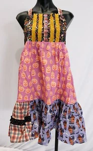 Matilda Jane Girl's Jack-O-Jubilee Cotton Knot Dress BL1 Multicolor Size 14Y NWT - Picture 1 of 4