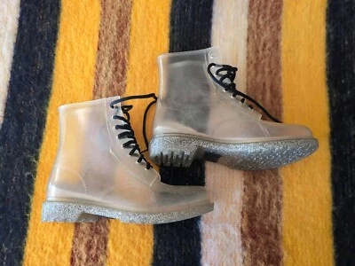 Botas de lluvia transparentes Circus By Sam Edelman en cascada para mujer talla 6 ¡RARAS! Foto 1 de 3