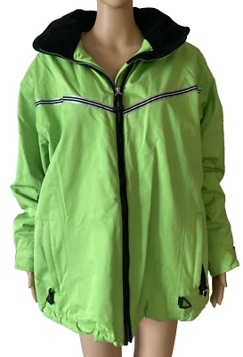 Obermeyer Snow Ski Jacket Women's Size 14 Green Winter Sport Snowboarding Nice! - Image 1 of 4
