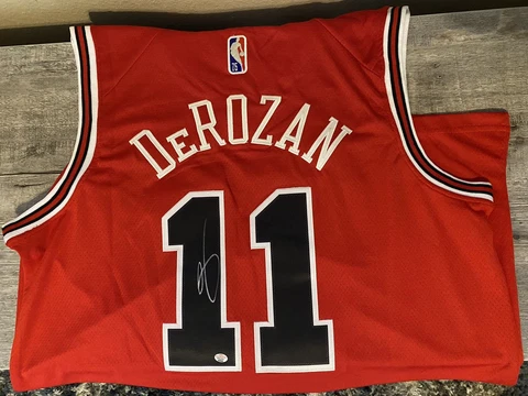 DeMar DeRozan Nike Jersey Autographed w/COA Cover