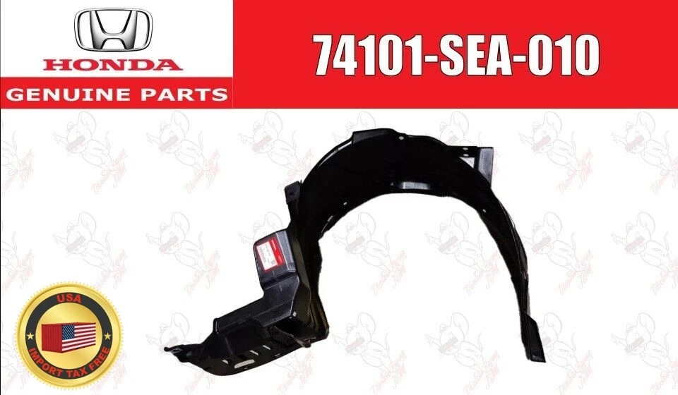 Guardabarros delantero para pasajero Honda 74101-SEA-010 FABRICANTE DE EQUIPOS ORIGINALES para TSX 2006-2008 Foto 1 de 4