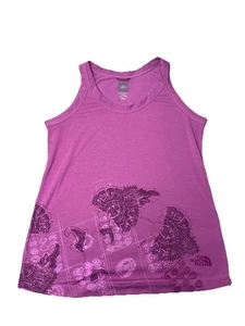 Camiseta sin mangas The North Face púrpura con mecha de vapor para mujer talla XL estampado floral - Imagen 1 de 10