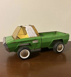 VTG Buddy L Pressed Steel Green Pickup 13.5” Toy Truck Part No 1-3667 AS IS READ - Picture 1 of 16