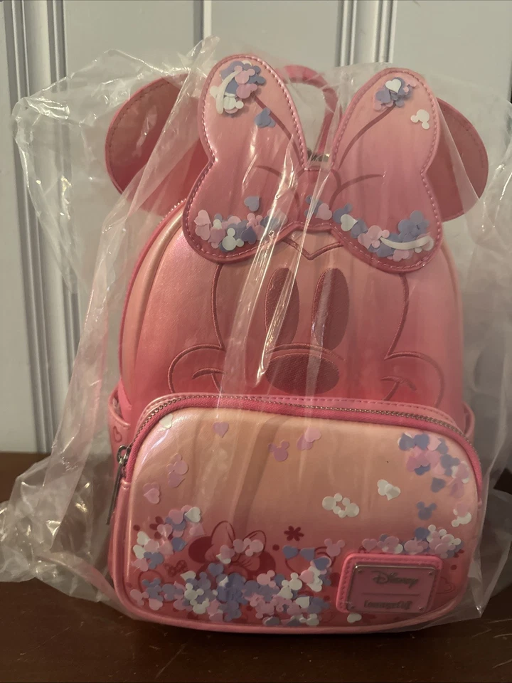 全新 带标签 Loungefly Confetti 米妮迷你背包 — 第 1/4 张图片