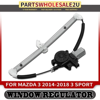 Regulador de ventana eléctrica izquierdo conductor trasero con conjunto de motor para Mazda 3 2014-2018 Foto 1 de 4
