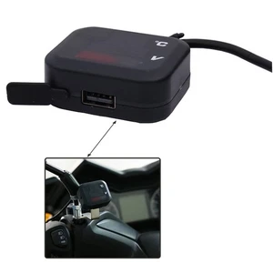 DC12V Motorcycle Air Temperature Gauge Operating Temperature Range -10 ~ + 60 ℃ - Picture 1 of 7