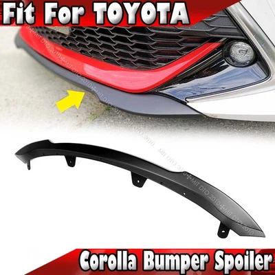 Alerón labial parachoques delantero negro mate US 21 para Toyota Corolla AURIS E210 5D Foto 1 de 4