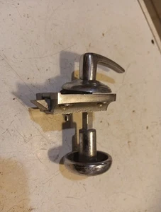 Vintage Boat Chrome Cabin Head Door Latch Set~Knob~MISSING STRIKE PLATE - Bild 1 von 13