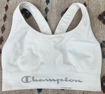 Sujetador deportivo Champion para mujer blanco talla M Foto 1 de 4