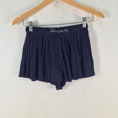 Tommy hilfiger girls shorts size 8-10 years navy blue stretch 116134 Foto 1 de 4