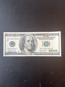 $100 bill (One Hundred Dollar Bill) - Series 2003 (Circulated) - Picture 1 of 2
