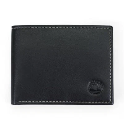 Men's Leather Wallet with Attached Flip Pocket Top Gift for Birthday and Family - Image 1 of 4