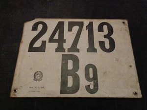 TARGA VARESE PROVVISORIA PER AUTO EPOCA ORIGINAL VINTAGE LICENSE PLATE - Foto 1 di 2