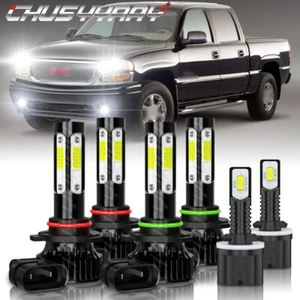 FOR GMC Sierra 1500 2500 1999-2002 6x Combo LED Faros Alta y Baja Luz Antiniebla - Bild 1 von 14