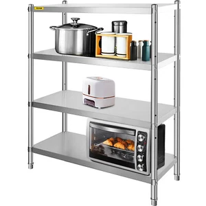 VEVOR Scaffale Commerciale 4 Ripiani in Acciaio Inox Capacità Portante da 150kg - Bild 1 von 12