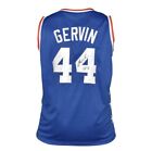 George Gervin Signed All Star Basketball Jersey ?HOF 96? Inscription