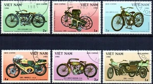 Vietnam serie completa año 1985 usada motocicletas - Imagen 1 de 1