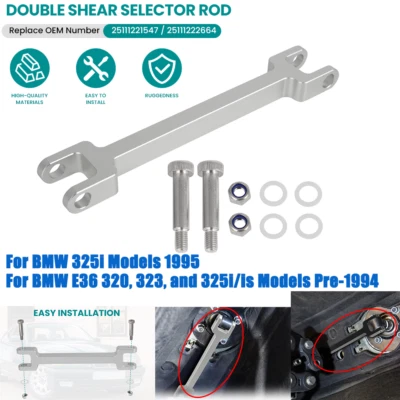 For BMW 325i 1995 E36 320,323,325i/is Models Pre-1994 Double Shear Selector Rod - Image 1 of 4