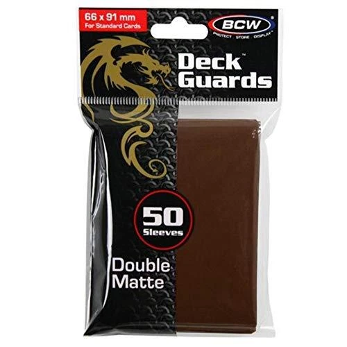 BCW Deck Guard - Double Matte - Brown - Bild 1 von 1