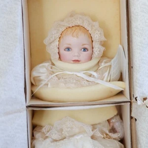Bisque Doll In Box Baptism Baby - Picture 1 of 11