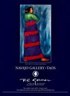 R.C. GORMAN Art Gallery Exhibit ~ Devon in Blue ~ VINTAGE PRINT AD ~ 2005