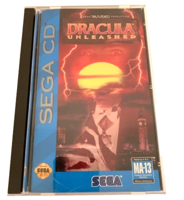Dracula Unleashed Sega CD, 1993 EXCELLENT CONDITION COMPLETE TESTED NIB - Image 1 of 4