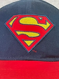 Superman DC Comics Mütze Kappe verstellbar Druckknopflasche blau/rot Superman Logo - Bild 1 von 11
