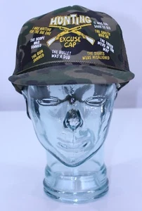 Cappello scusa caccia Cobra vintage camionista maglia snapback mimetico scherzo novità - Foto 1 di 12