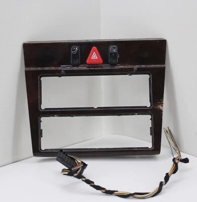 1998 - 2002 MERCEDES BENZ C280 C230 OEM GRÃO DE MADEIRA CLIMA RÁDIO MOLDURA ACABAMENTO MB2 - Imagem 1 de 4