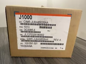 Yaskawa Serie J1000 CIMR-JUBA0002BAA AC VFD Drive 1/4Hp 240V 1.9A - EE. UU. - Imagen 1 de 15