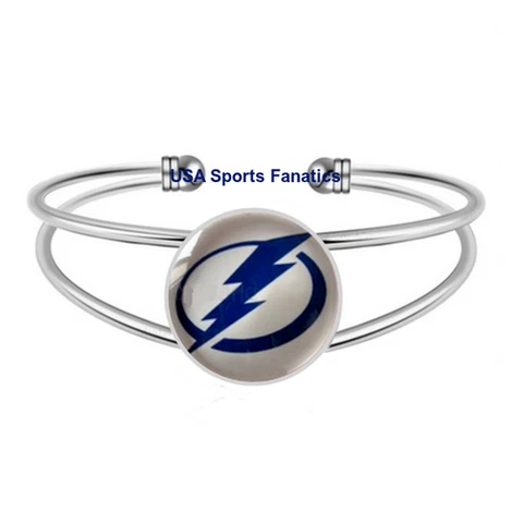 NHL - Tampa Bay Lightning Team Logo Adjustable Bangle Bracelet Cover