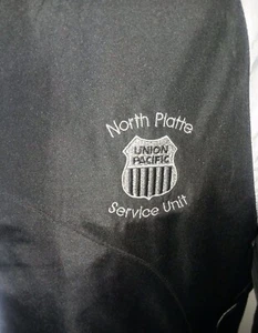Union Pacific Rail Road Windbreaker North Platte Union Pacific Service Unit Men - Picture 1 of 4