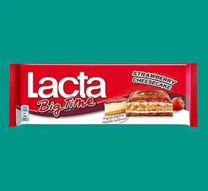Pastel de queso fresa de chocolate con leche griega Lacta XXXL, 300 g (10,58 oz), Fr Shp - Imagen 1 de 1